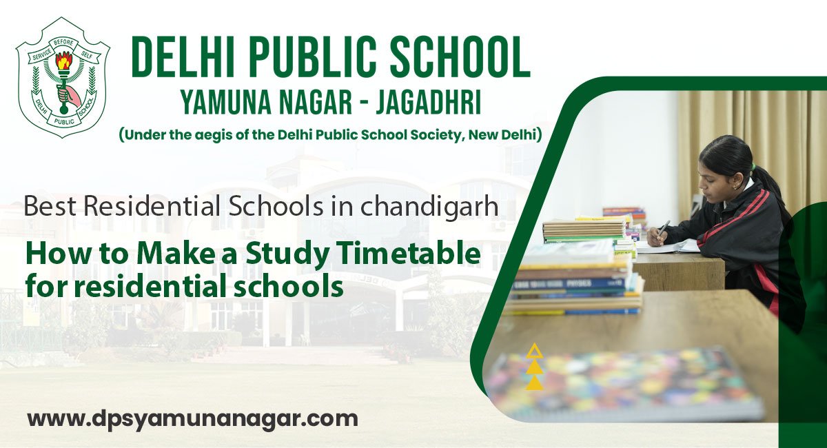 How to Make a Study Timetable for residential schools