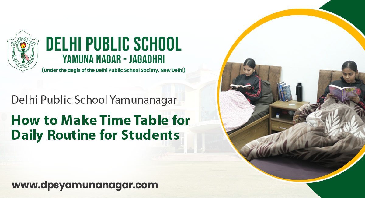 How to Make Time Table for Daily Routine for Students