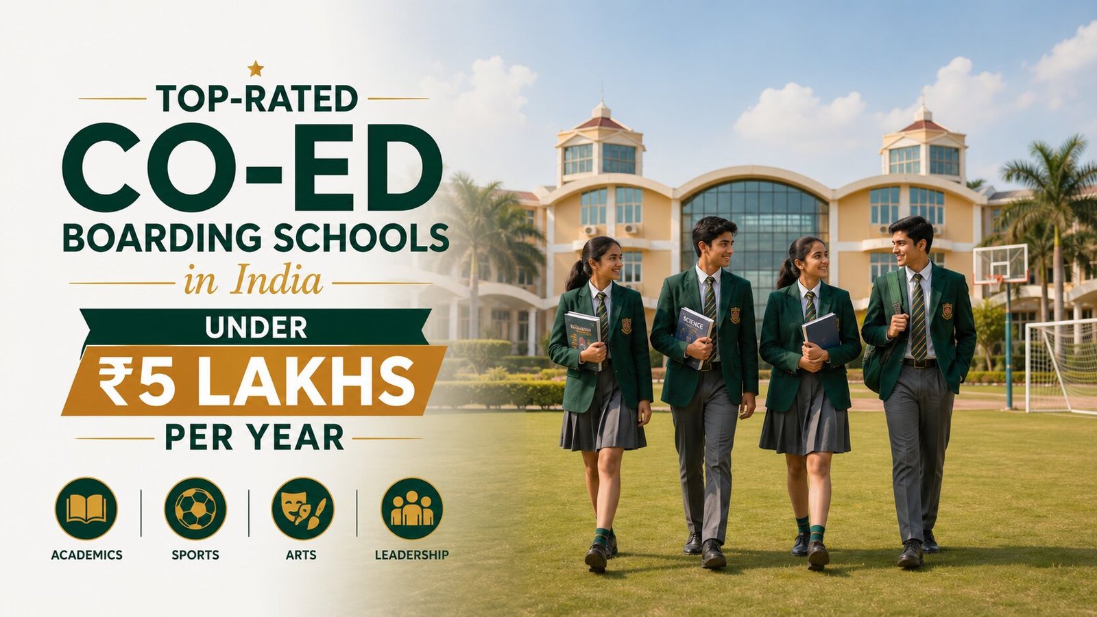 Top-Rated Co-Ed Boarding Schools in India Under ₹5 Lakhs Per Year