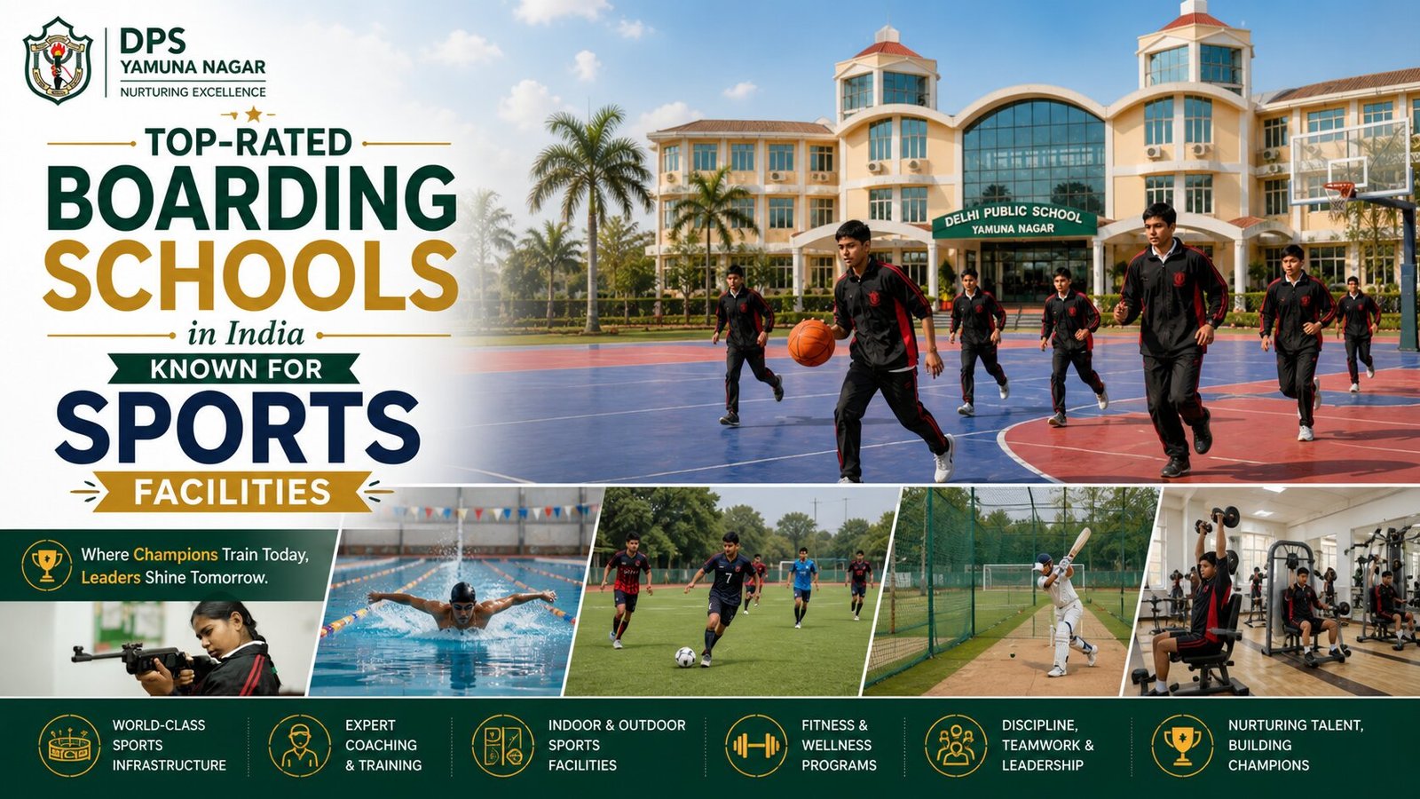 Top-Rated Boarding Schools in India Known for Sports Facilities: What Parents Should Look For